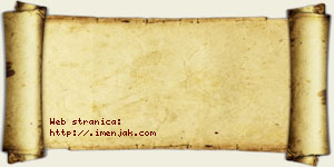 Danijela Bjelić vizit kartica